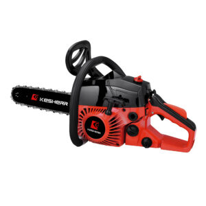 37.2cc 2-Stroke Gas Chainsaw - 1.2KW, with 14" Bar Kit, Ribbed Leather Grip, Easy-Start System