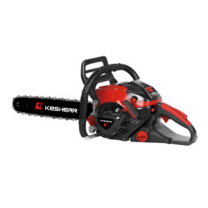 45cc High-Power Gas Chainsaw - 1.8kW, Ultra-Lightweight 4.9kg, Ribbed Leather Grip, Easy-Start