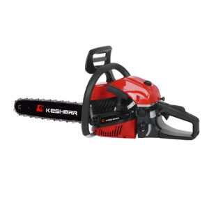 52cc 2-Stroke Gas Chainsaw - 2.2kW Power, Easy-Start without Primer, High-Strength Nylon & Leather Grip