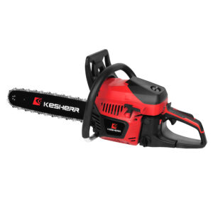 52cc Professional Gas Chainsaw - 2.2kW High RPM (8500), Low-Kickback Design, Fast-Stop Brake & Auto Oiler
