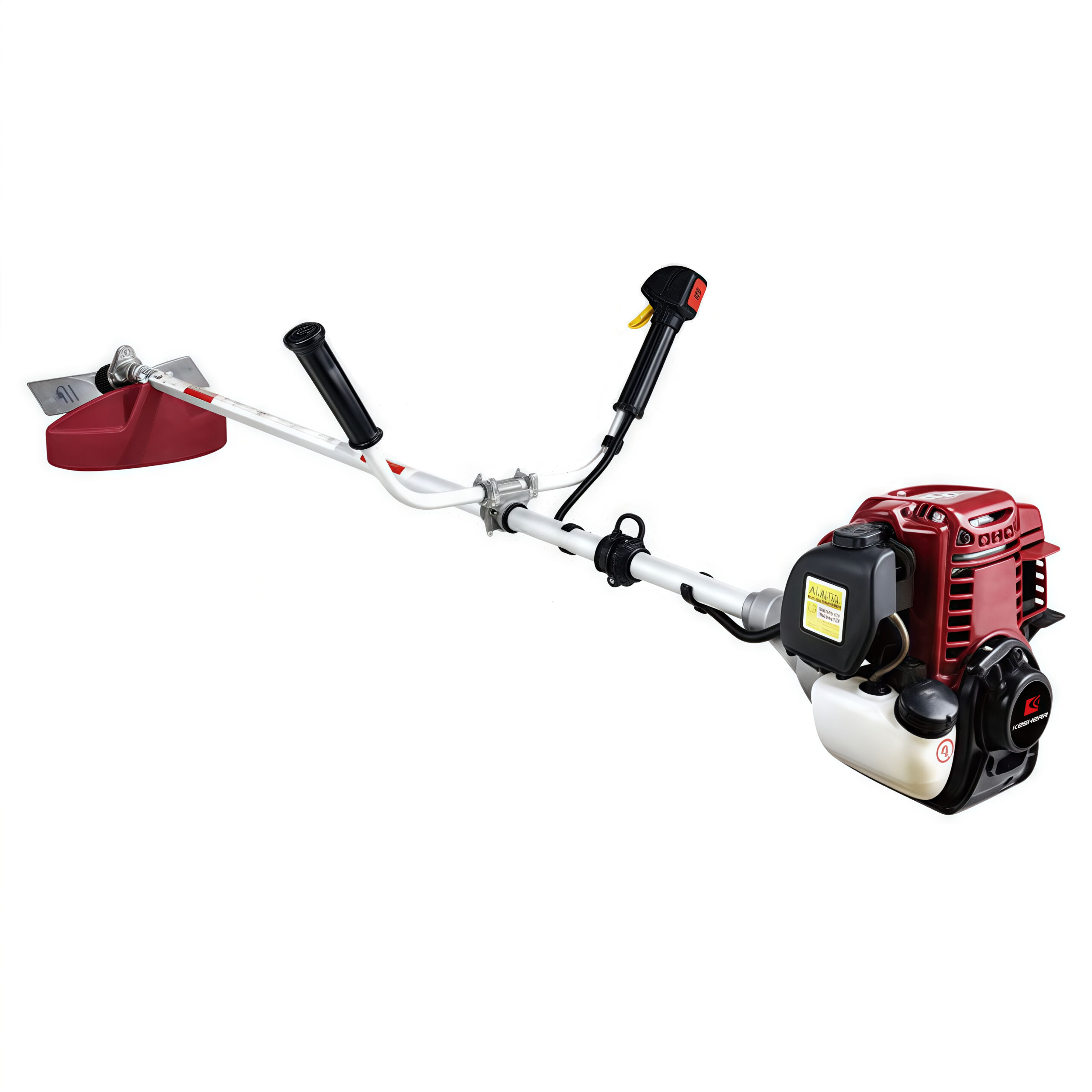 Durable 4-Stroke String Trimmer with Shoulder Strap | KE-BC140 Features Sturdy Nylon Body & Ergonomic Handles for All-Day Use