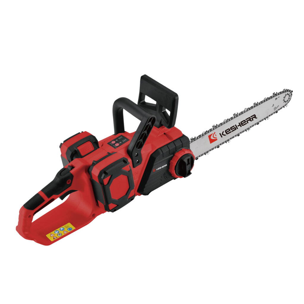 Cordless Chain Saw KE-CS40C: Professional 40V Power, Gas-Free Cutting
