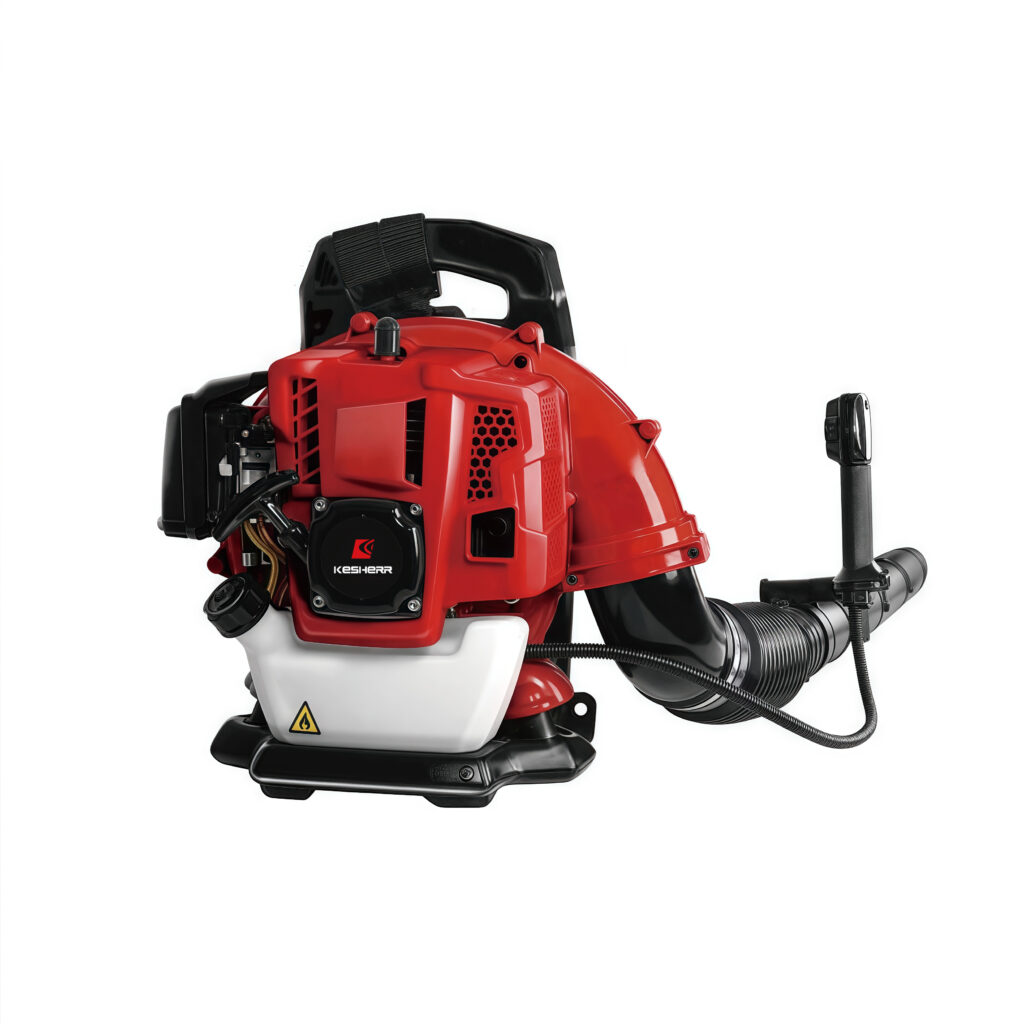 Backpack Blower – Low Vibration Harness for All-Day Comfort, 1-Hour Runtime, Powerful Debris Clearing