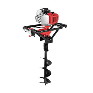 Gas Earth Auger for Efficient Post Hole Drilling