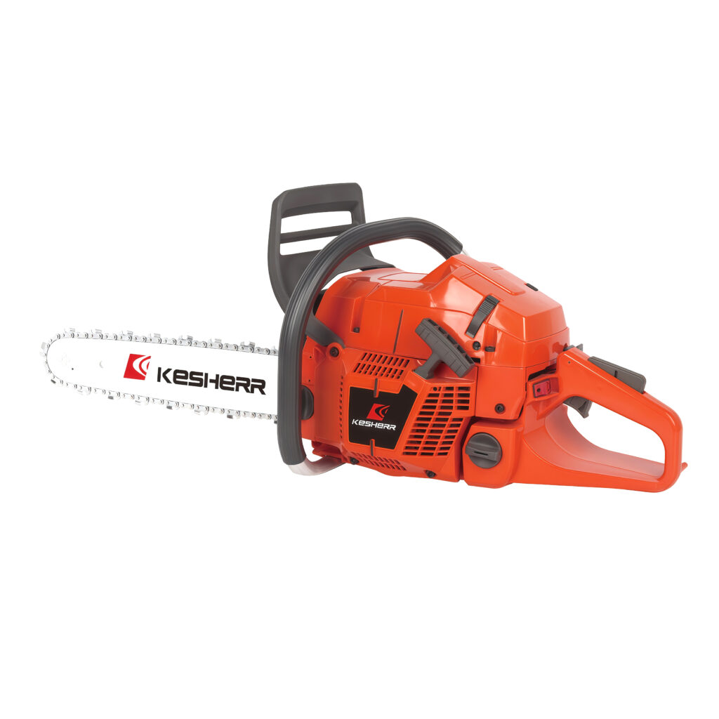 65.1cc Professional Gas Chainsaw – 3.4kW Max Power, Large 770ml Fuel Tank, Dual-Activation Safety System