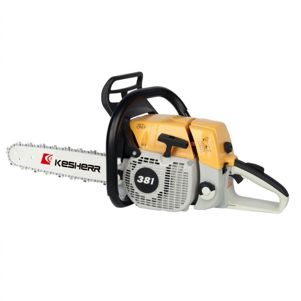 45.6cc Gas Chainsaw – 2.2kW Power, Balanced 5.1kg Weight, Versatile 16″ Guide Bar