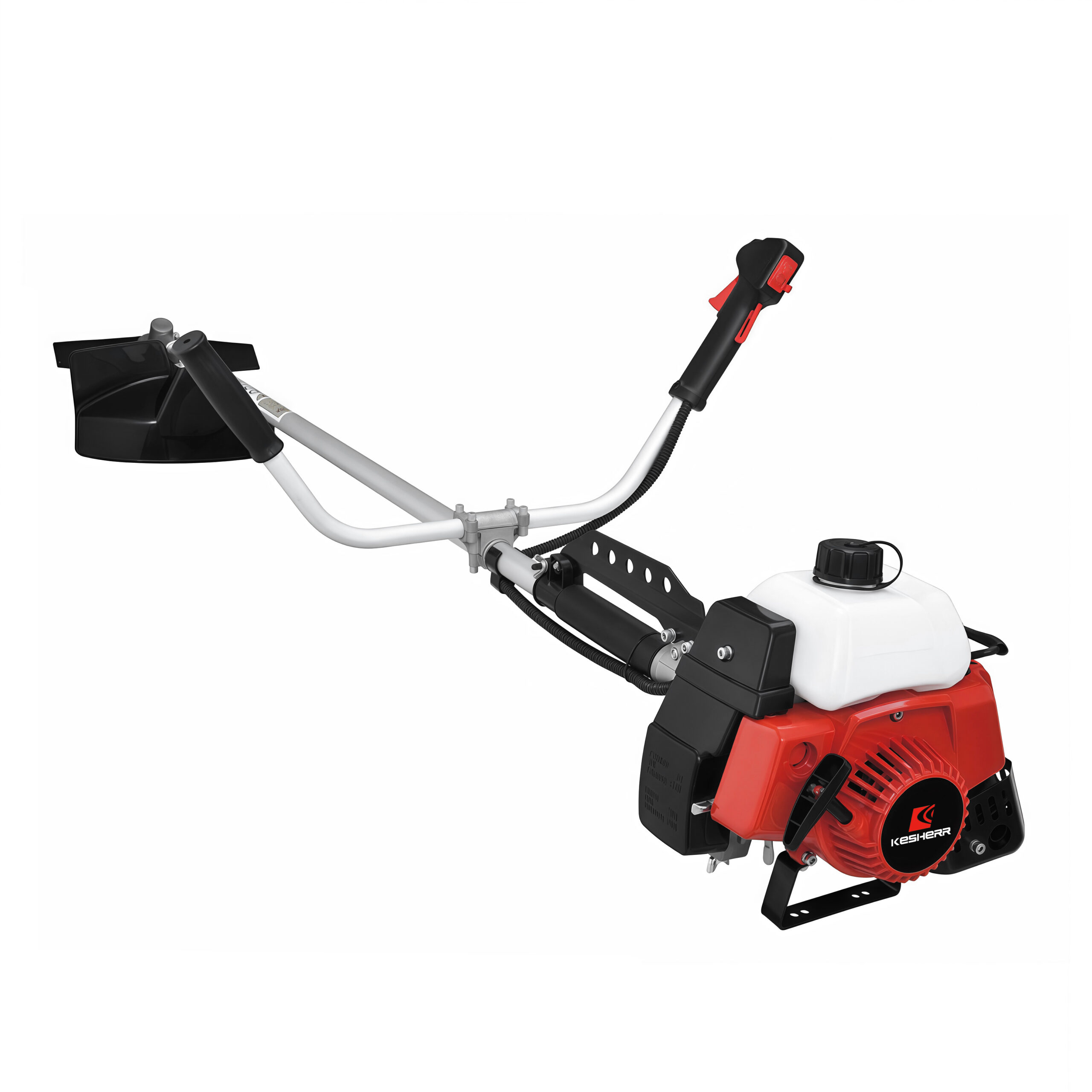 40.2cc Professional Brush Cutter - 1.5kW Power, 7.8kg Lightweight, Complete Kit with 2T Blade & Shoulder Strap