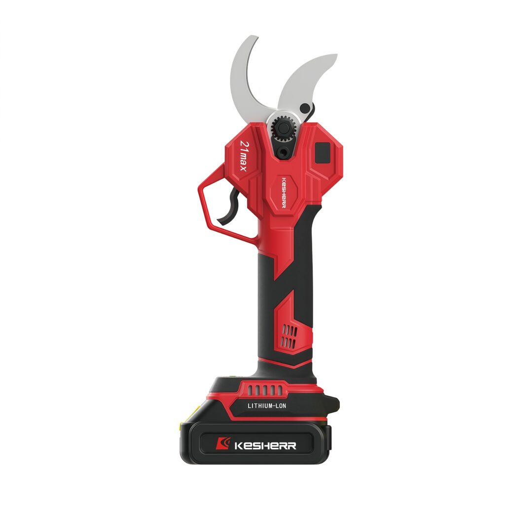 Cordless Pruning Shears: High-Capacity 40mm Cutting with SK5 Blades
