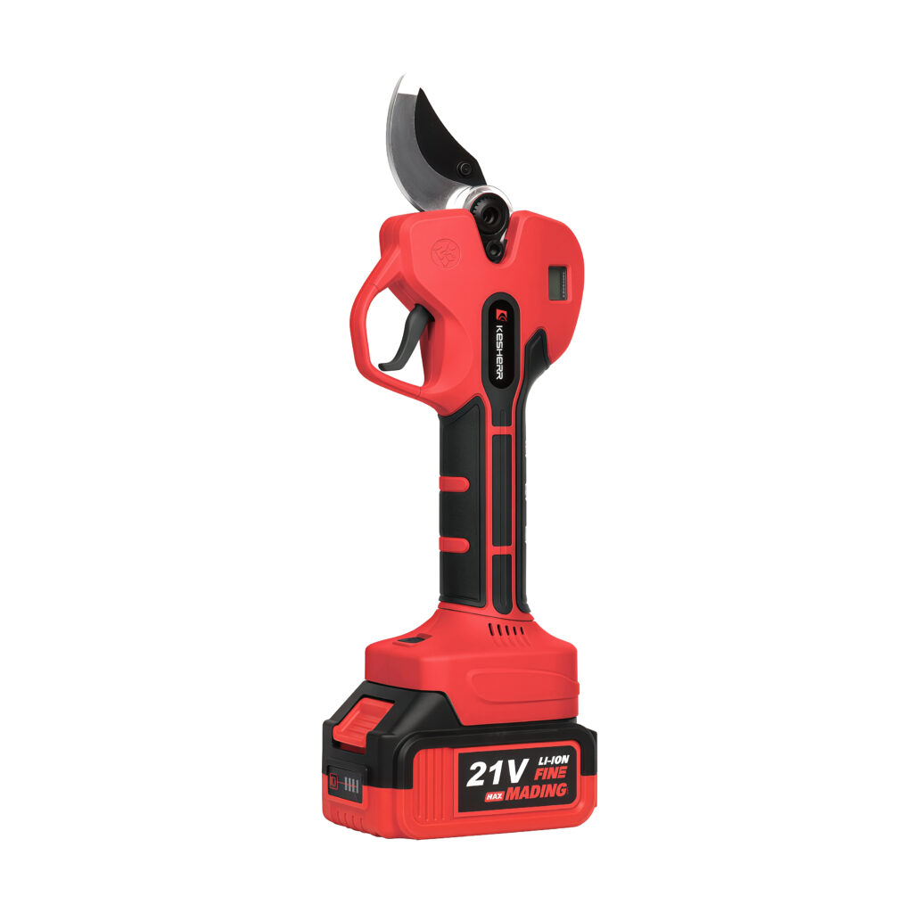 Cordless Pruning Shears: Maximum 50mm Cutting with Smart LCD Display
