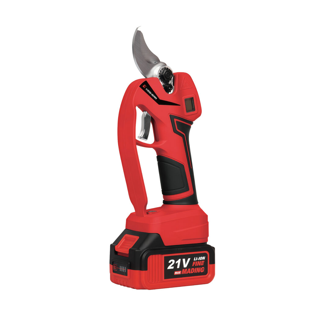 Cordless Pruning Shears: Smart LCD Display with Balanced 28mm Cutting