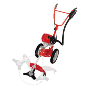 51.7cc 2-Stroke Hand Push Gas Lawn Mower - 1.45kW, Lightweight 11.3kg, for Mowing and Clearing on Uneven Ground