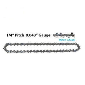 Chainsaw chain .043 "Specification 1/4" pitch 4 inches/5 inches/6 inches/7 inches/10 inches, suitable for mini lithium pruner saw