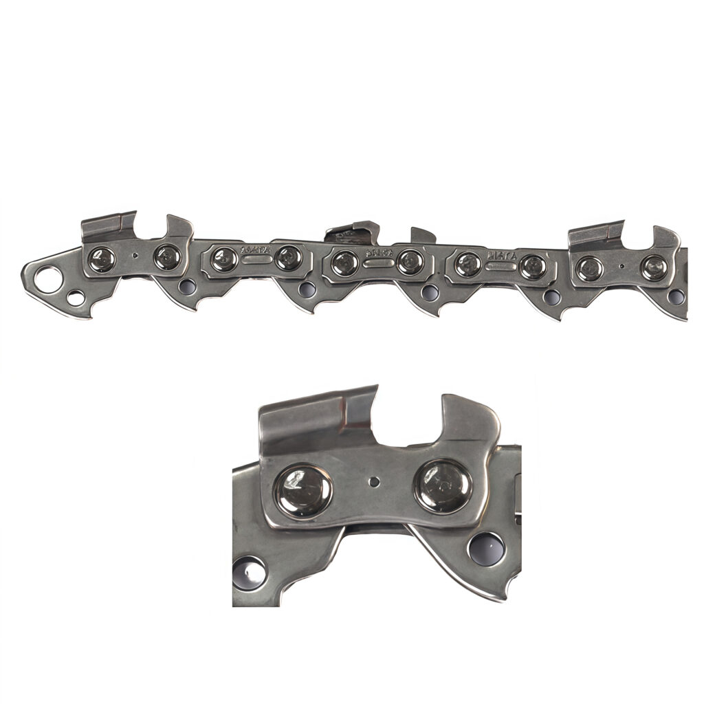High-quality Maya small hard alloy teeth hard alloy chain 3/8″, 3/8″ LP, 0.325″, 0.404″ chainsaw pitch